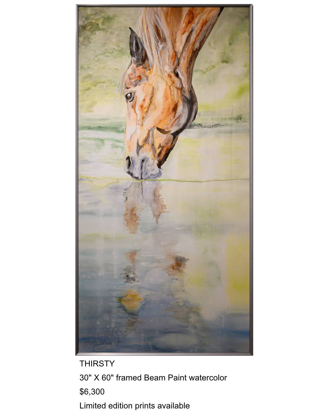 Thirsty, Painting by Jacqui Austin